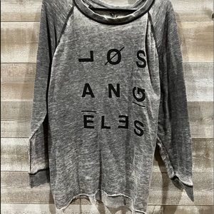 Oversized Los Angeles  tunic style tee…Large
